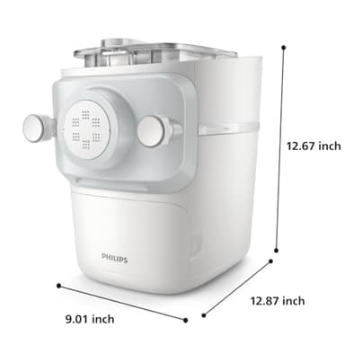 Philips 7000 Series Pasta Maker, ProExtrude Technology 150W, 8 discs, Perfect Mixing Technology, Preapre up to 8 Portions, HomeID App, White, (HR2660/03) - Image 9