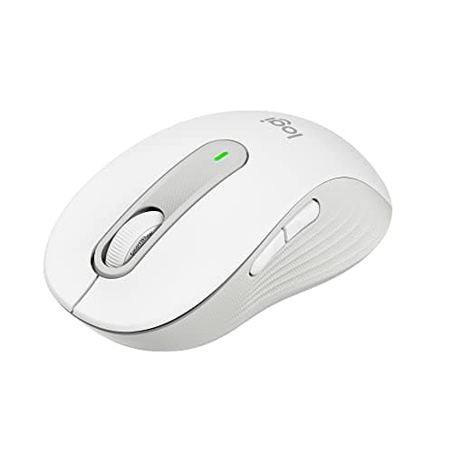 Logitech Wireless Mouse Signature M650 - Small to Medium Sized Hands, Right Handed, 2-Year Battery, Silent Clicks, Customizable Buttons, Bluetooth, PC/Mac?Chromebook - Off White - Image 1