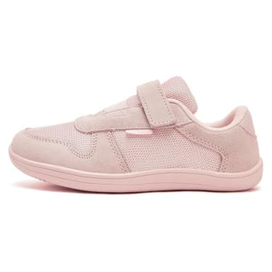 HOBIBEAR Kids Wide Barefoot Shoes Boys Girls Minimalist Zero Drop Sneakers Pink, 12.5 Wide Little Kid - Image 3