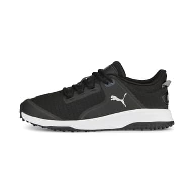 PUMA Men's Fusion Grip Golf Shoe, Black Silver-Quiet Shade, 13 - Image 1