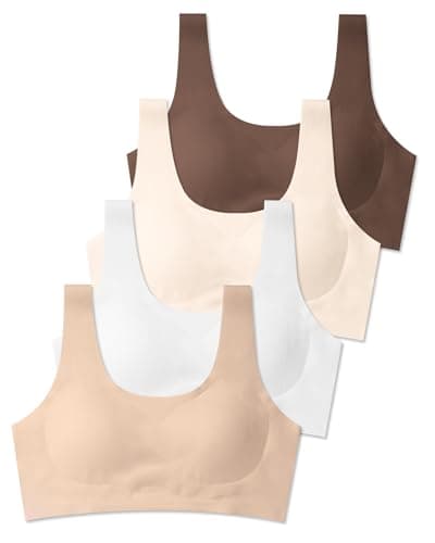 SALIA GIRL Training Bras for Girls 8-10 Sports Seamless Bra with Removable Padding Bras, Small - Image 1