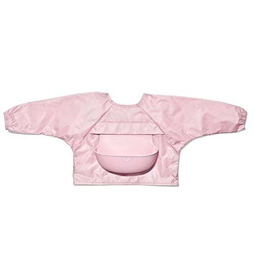 OXO Tot Sleeved Roll Up Bib - Blossom - Image 1