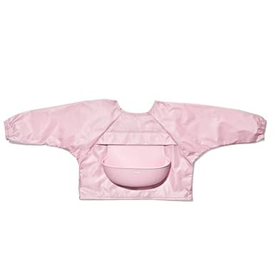 OXO Tot Sleeved Roll Up Bib - Blossom - Image 1