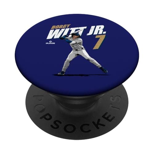 Bobby Witt Jr. | Kansas City Baseball Players | MLBWIT3001 PopSockets Adhesive PopGrip - Image 1