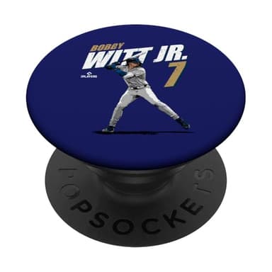 Bobby Witt Jr. | Kansas City Baseball Players | MLBWIT3001 PopSockets Adhesive PopGrip - Image 1