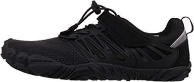 Joomra Womens Road Running Minimalist Barefoot Shoes All Black Trail Runner Size 8.5 Treadmil Cross Training Athletic Female Wide Toes Box Gym Trekking Hiking Sneakers 39 - Image 3