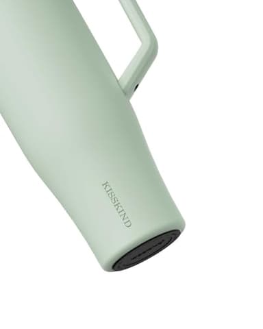 KISSKIND 40 oz Tumbler with Handle and Straw | Lumi Spin Hidden Straw 100% Leakproof Insulated Tumbler | Stainless Steel Water Bottle for Mom, Nurse, Teacher | Green - Image 8