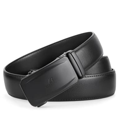 BOSTANTEN Mens Belt Leather Ratchet Belt For Men Dress and Casual with Adjustable Buckle jeans, Trim to Fit - Image 6