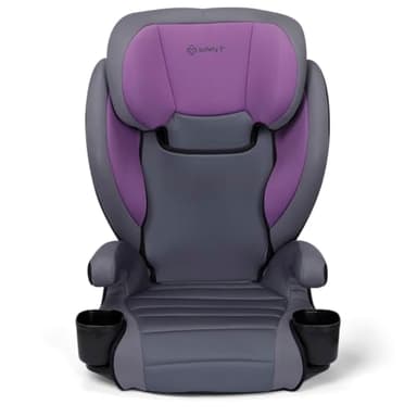 Safety 1st Grow and Go 2-in-1 Booster Car Seat with ComfortWings, Converts High-Back to Backless, 19" Wide, Fits 3 Across, Lightweight, Foldable, Easy-Clean, Cup Holders, 40-100 lbs, Crushed Grape - Image 9