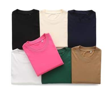 3 Pack Men's Oversized T-Shirts Heavyweight Cotton Tee Crew Neck Short Sleeve T Shirts Loose Fit Basic Essential Soft Classic Tees (BK-3pc,XL) - Image 7
