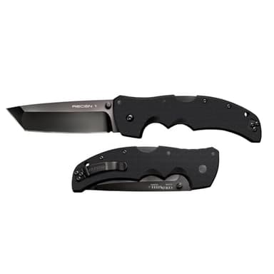 Cold Steel Recon 1 Series Tactical Folding Knife with Tri-Ad Lock and Pocket Clip - Made with Premium CPM-S35VN Steel, Tanto Plain Edge - Image 2