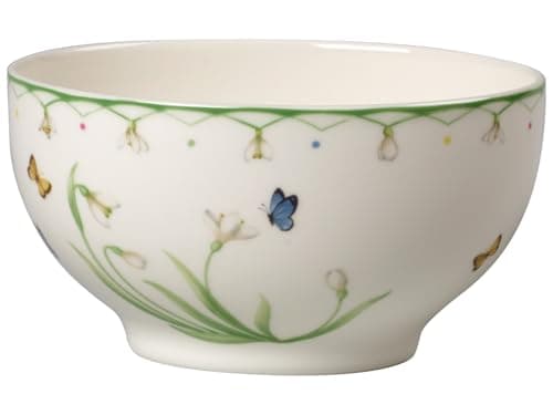 Villeroy & Boch Colorful Spring French Rice Bowl, 17 oz, Premium Porcelain, Made in Germany, White/Colored - Image 1