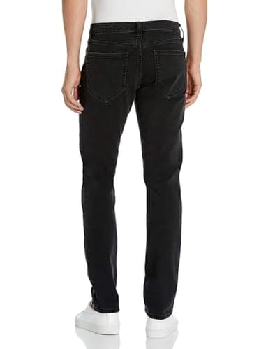 Amazon Essentials Men's Slim-Fit Jeans - Discontinued Colors, Washed Black, 30W x 30L - Image 3