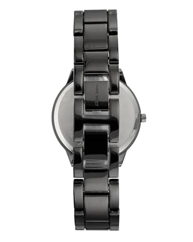 Nine West Women's Gunmetal Bracelet Watch, NW/2435PRGY - Image 3