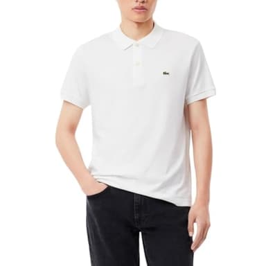 Lacoste Men's Classic Fit L.12.12 Original Piqué Polo Shirt, White, 3X-Large - Image 1