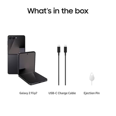 Samsung Galaxy Z Flip7 Cell Phone + Gift Card, 512GB AI Smartphone, Unlocked Android, Long Battery Life, 2025, US 1 Yr Manufacturer Warranty, Jet Black - Image 9