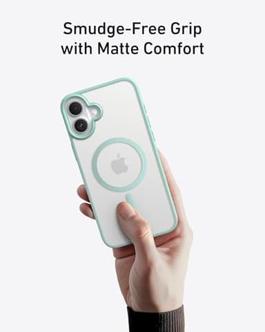 Anker MagGo Matte Magnetic Phone Case for iPhone 16, Ultra-Slim, Scratch-Resistant, and Durable Protective Cover, Compatible with MagSafe, Black - Image 6