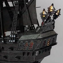 3D Puzzles for Adults Home Decor Pirate Ship Gifts for Men Women Model Kits Brain Teaser Puzzles for Adults Teacher Gifts,Queen Anne's Revenge 340 Pcs Dad'sGift - Image 9