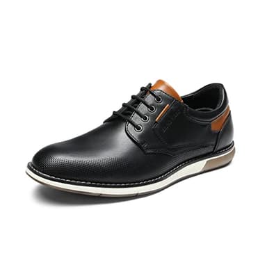 Bruno Marc Men's Casual Dress Oxfords Shoes Business Formal Derby Sneakers,Black,Size13W,SBOX2336MWIDE - Image 1