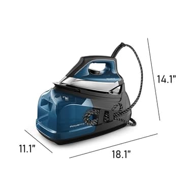Rowenta, Iron, Stainless Steel Soleplate Professional Steam Station for Clothes, 1.1L Removable Tank, Fast Heat Up, 1800 Watts, Blue Clothes Iron, DG8624 - Image 7