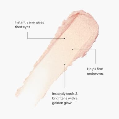 TULA Skin Care ‘Spresso Energizing Eye Balm, Gold Glow - Energizing & Hydrating Caffeine Under Eye Treatment for Dark Circles, Portable and Perfect to Use On-the-go, 0.35 oz. - Image 3