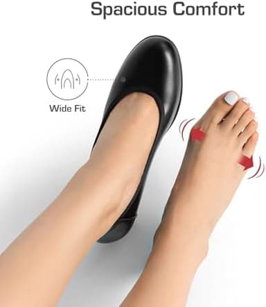 DREAM PAIRS Women's Chunky Closed Toe Low Block Heels Work Pumps Comfortable Round Toe Dress Wedding Shoes Nereida - Image 3