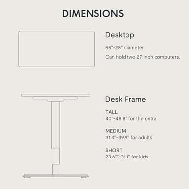 FLEXISPOT E6 Essential 3 Stages Dual Motor Electric Standing Desk 55x28 Inch Whole-Piece Board Height Adjustable Electric Sit Stand Desk(Black Frame + Mahogany Desktop, 2 Packages) - Image 6