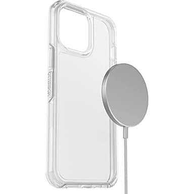 OtterBox iPhone 13 Pro Max & iPhone 12 Pro Max Symmetry Series+ Case - Clear, Ultra-Sleek, Snaps to MagSafe, Raised Edges Protect Camera & Screen - Image 4