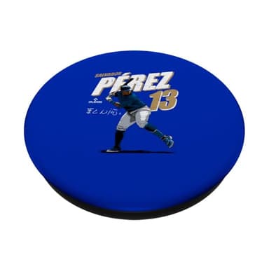 Salvador Perez | Kansas City Baseball Players | MLBSPZ3001 PopSockets Adhesive PopGrip - Image 2
