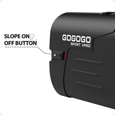 Gogogo Sport Vpro GS03 Laser Golf/Hunting Rangefinder, 1000/1200 Yards Laser Range Finder with 6X Magnification Ultra-Clear View, Lightweight, Slope, Pin-Seeker & Flag-Lock & Vibration - Image 4