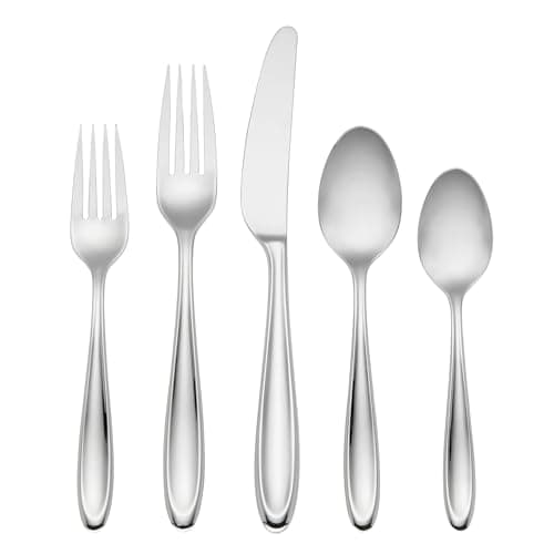 LENOX Cantera 65-piece Flatware Set, 10.2 LB, Metallic - Image 1