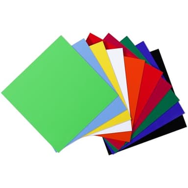 Gdhwxcl 1/8 Thick 10 x 10 inch Acrylic Sheets, 10 Pack Plexiglass Sheets for Creative DIY Projects Laser Cutting Engraving UV Printed Signs Crafts Badges - Multicolor - Image 7