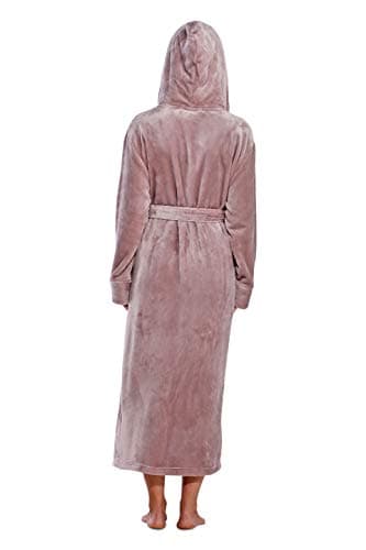 Turquaz Plush Robes For Women, Soft Warm Fleece Bathrobe for Women, Long Comfy Women's Robe - Image 2