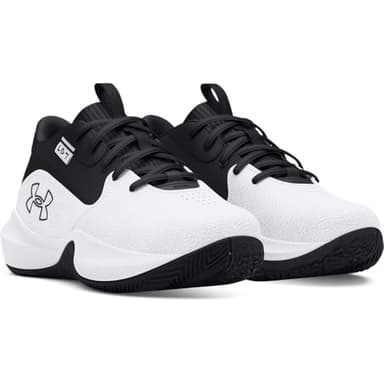 Under Armour Unisex Pre School Lockdown 7, (102) White/Black/Black, 2, US - Image 2