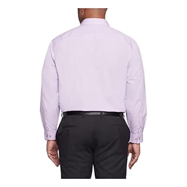 Unlisted by Kenneth Cole mens Big and Tall Solid Dress Shirt, Lilac, 20 Neck 37 -38 Sleeve US - Image 2
