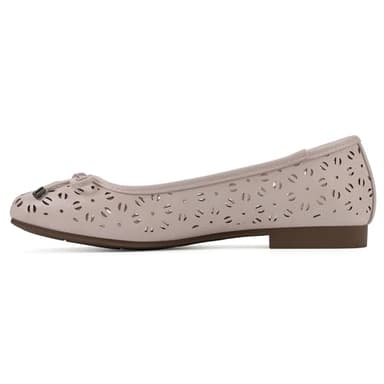 CLIFFS BY WHITE MOUNTAIN Women's Bessa Cushioned Ballet Flat, Pale Pink/Burnished Smooth, 6 M - Image 4