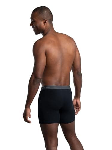 Fruit Of The Loom Mens Coolzone Briefs, Moisture Wicking & Breathable, Assorted Color Multipacks Boxer, 7 Pack - Black, Large US - Image 4