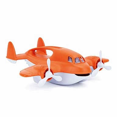 Green Toys Fire Plane - Pretend Play, Motor Skills, Kids Bath Toy Vehicle. No BPA, phthalates, PVC. Dishwasher Safe, Recycled Plastic, Made in USA. - Image 8