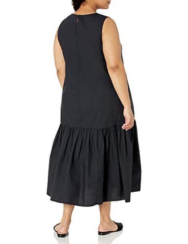 The Drop Women's Ilana Sleeveless Wide Hem Maxi Dress, Black, XXS - Image 5