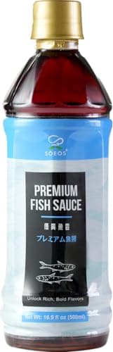 Soeos Premium Fish Sauce, 16.9 fl oz (500ml) – Authentic Fish Sauce Crafted Umami Sauce for Dressings, Marinades & Stir-Fries | Unlock Rich, Bold Flavors - Image 1