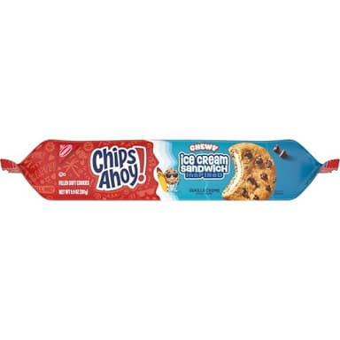 CHIPS AHOY! Chewy Ice Cream Sandwich-Inspired Chocolate Chip Cookies, Limited Edition, 9.9 oz - Image 15