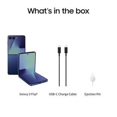 Samsung Galaxy Z Flip7 Cell Phone + Gift Card, 512GB AI Smartphone, Unlocked Android, Long Battery Life, 2025, US 1 Yr Manufacturer Warranty, Blue Shadow - Image 8