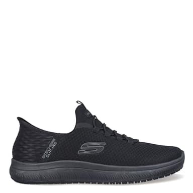 Skechers Men's Summits Colsin Sr Hands Free Slip-Ins Sneaker, Black, 9.5 Wide - Image 3