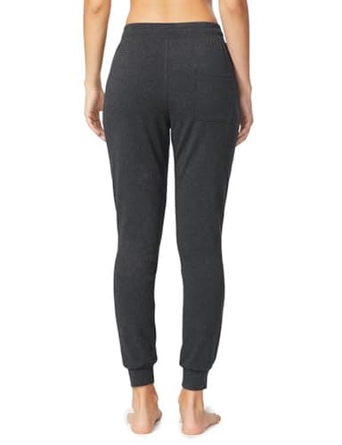 baleaf Womens Sweatpants Cotton Joggers with Pockets Lounge Sweat Pants Tapered Casual Running Workout Yoga Charcoal Size L - Image 2