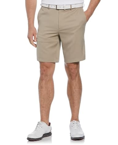 PGA TOUR mens Flat Front With Expandable Waistband, 9" Inseam Golf Shorts, Chinchilla, 40 US - Image 1