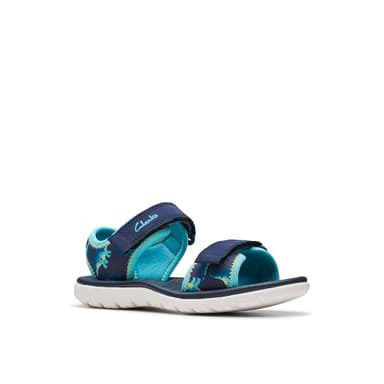 Clarks Surfing Tide K Sandal, Navy, 3 US Unisex Big Kid - Image 7
