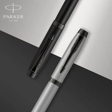 Parker IM Rollerball Pen Matte Blue with Fine Point Black Ink Refill (1931661) - Image 7