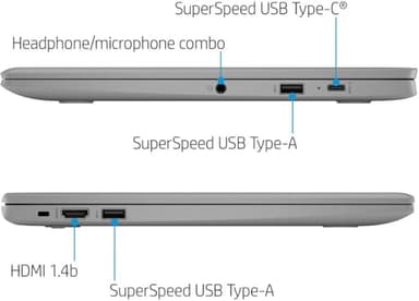 HP Chromebook 14" Business & Student Laptop Computer, 4GB RAM,576GB Storage (64GB eMMC + 512GB Docking Station), 4-Cores Intel Celeron, HD Webcam, Long Battery Life, Chrome OS, PLUSERA Earphones - Image 7
