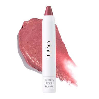 Ogee Tinted Sculpted Lip Oil - Lip Stain Made with 100% Organic Coconut Oil, Jojoba Oil, and Vitamin E - Best as Lip Balm, Lip Color or Lip Treatment - ROSALIA - Image 1