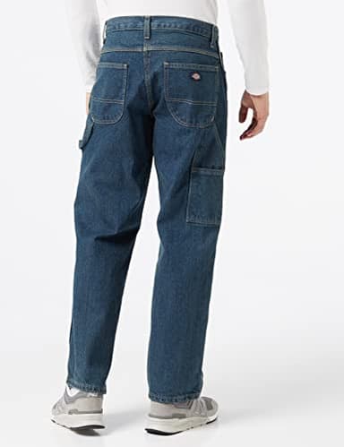 Dickies Mens Relaxed Fit Carpenter Jeans, Tinted Heritage Khaki, 40W x 32L US - Image 4